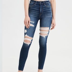 American Eagle Sapphire Mist High Waisted Jegging